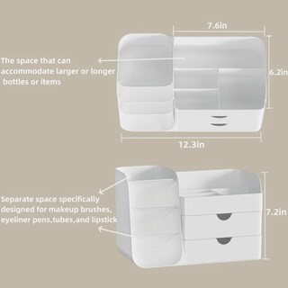 Foto 4 | Foto 4 | Organizador De Maquillaje Booklov Con Portaescobillas Y Cajones - Venta Internacional.