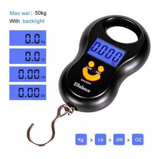 Foto 2 | Foto 2 | Weed Scale Gancho Digital 50 Kg Pantalla Lcd Abs Negro/azul/naranja - Venta Internacional.