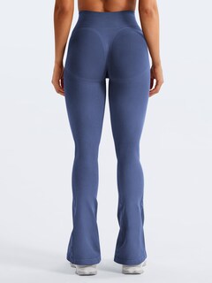 Foto 3 | Foto 3 | Leggins Yeoreo Mini Flare Lilliean Para Mujer Azul Gris S - Venta Internacional.