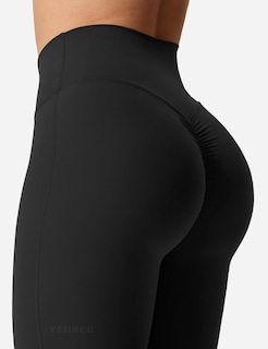 Foto 5 | Foto 5 | Leggins Acampanados Yeoreo Kalie Scrunch Para Mujer  Color Negro  Talla M - Venta Internacional.