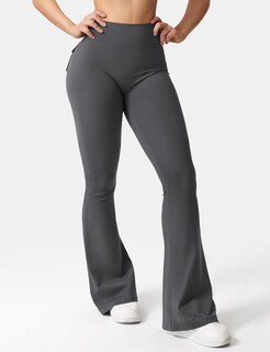 Foto 3 | Foto 3 | Leggins Yeoreo Brittany Flare Con Bolsillos Para Mujer Color Carbón Xs - Venta Internacional.