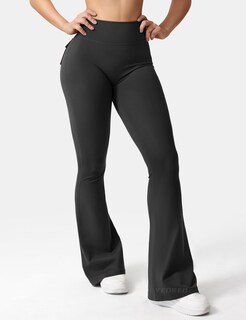 Foto 3 | Foto 3 | Leggins Yeoreo Flare Con Bolsillos Para Mujer Negros - Venta Internacional.