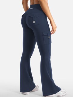 Foto 6 | Foto 6 | Leggins Yeoreo Workout Flare Con Bolsillos Cintura Alta Color Azul L - Venta Internacional.