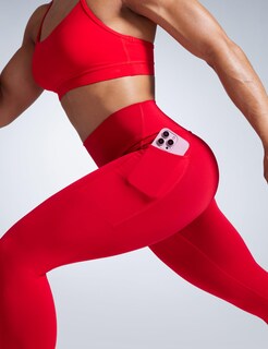 Foto 4 | Foto 4 | Leggins De Entrenamiento Crz Yoga Butterbreeze De Cintura Alta Rojos Xs - Venta Internacional.