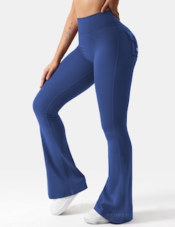 Foto 4 | Foto 4 | Leggins Yeoreo Brittany Flare Con Bolsillos Para Mujer  Color Azul Oscuro - Venta Internacional.