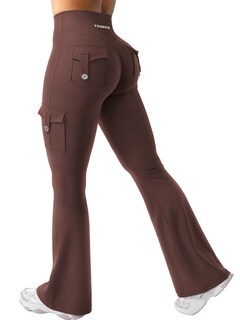 Foto 1 | Foto 1 | Leggins Yeoreo Workout Flare Con Bolsillos Cintura Alta Cargo - Venta Internacional.