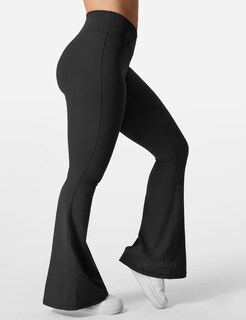 Foto 4 | Foto 4 | Leggins Acampanados Yeoreo Kalie Scrunch Para Mujer Color Negro Talla L - Venta Internacional.
