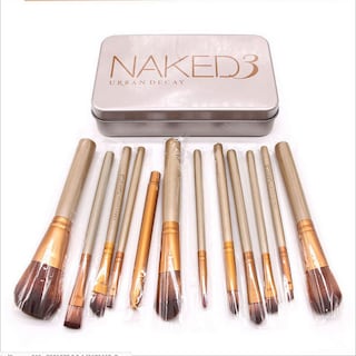 Foto 2 | Foto 2 | Set De 12 Brochas De Maquillaje Para Cabello Sintético Marrón Nk3 - Venta Internacional.