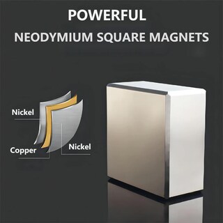 Foto 4 | Foto 4 | Imán Aenl Big Square N42 De Neodimio 40 X 40 X 20 Mm (2 Unidades) - Venta Internacional.
