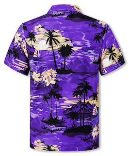 Foto 3 | Foto 3 | Trajes Hawaianos A Juego Cromoncent Family Color Morado Talla Grande - Venta Internacional.