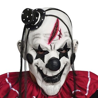 Foto 1 | Foto 1 | Máscara De Payaso De Terror De Halloween Lzlrun Disfraz De Mascarada Aterradora - Venta Internacional.