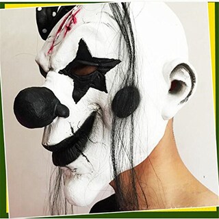 Foto 3 | Foto 3 | Máscara De Payaso De Terror De Halloween Lzlrun Disfraz De Mascarada Aterradora - Venta Internacional.