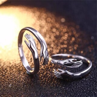 Foto 3 | Foto 3 | Anillos Ajustables Para Parejas Love Hug Illusion De Plata 925 - Venta Internacional.