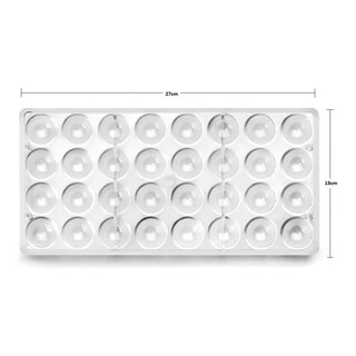 Foto 1 | Foto 1 | Moldes Para Chocolate En Policarbonato Con Forma De 32 Círculos - Venta Internacional.