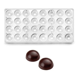 Foto 3 | Foto 3 | Moldes Para Chocolate En Policarbonato Con Forma De 32 Círculos - Venta Internacional.