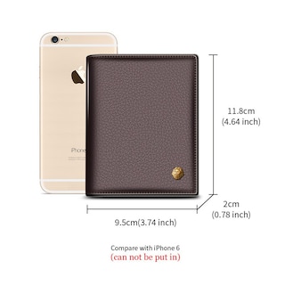 Foto 5 | Foto 5 | Cartera Laorentou De Piel Auténtica Para Hombre - Venta Internacional.