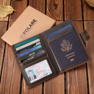 Foto 2 | Foto 2 | Funda Para Pasaporte Cartera De Viaje Polare Luxury Con Bloqueo Rfid - Venta Internacional.