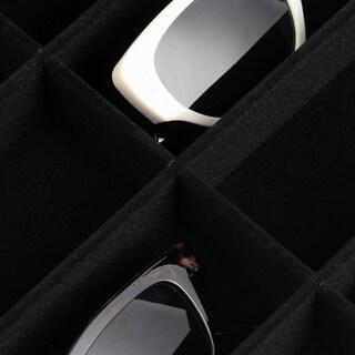 Foto 4 | Foto 4 | Organizador De Gafas De Sol Frebeauty Con 8 Ranuras Color Negro Aterciopelado - Venta Internacional.