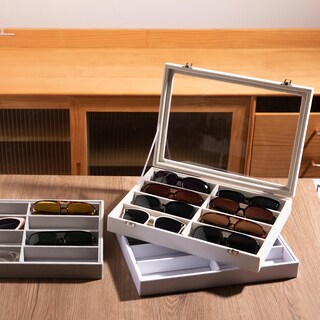 Foto 6 | Foto 6 | Organizador De Gafas De Sol Frebeauty Con 8 Ranuras  Color Negro Aterciopelado - Venta Internacional.