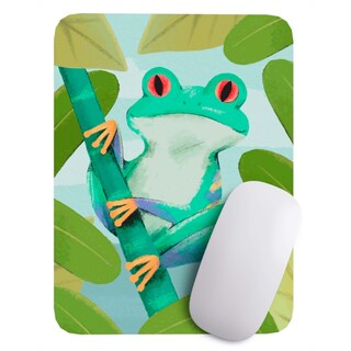 Foto 2 | Foto 2 | Alfombrilla De Ratón Con Forma De Rana Diseño De Animales 17 Cm X 21 Cm Tela Y Goma Antideslizan - Venta Internacional.