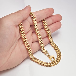 Foto 6 | Foto 6 | Collar De Eslabones Cubanos Para Hombre Monily 6 Mm 71 Cm Acero Inoxidable - Venta Internacional.
