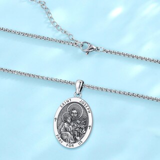 Foto 3 | Foto 3 | Collar Loove Con La Medalla De San José De Plata De Ley Para Hombre - Venta Internacional.