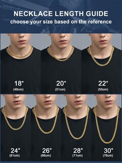 Foto 5 | Foto 5 | Cadena De Eslabones Gruesos Chainspro Para Hombre 14 Mm 76 Cm Oro De 18 Quilates - Venta Internacional.