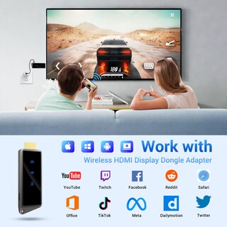 Foto 3 | Foto 3 | Adaptador Dongle De Pantalla Hdmi Inalámbrico 1080p/60 Hz Para Tv - Venta Internacional.