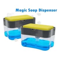 Dispensador De Jabón De Fibra De Esponja Para Lavavajillas  13 Ml  2 En 1 - Venta Internacional.