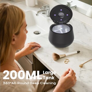 Foto 7 | Foto 7 | Limpiador Ultrasónico Yfq 45 Khz 200 Ml Con Limpiador Uv - Venta Internacional.