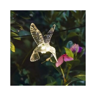 Foto 3 | Foto 3 | Guirnalda Solar Con Forma De Colibrí 30 Led 5 M Luz Cálida - Venta Internacional.