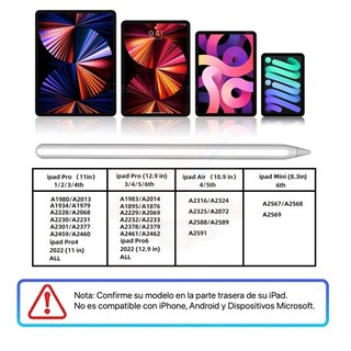Foto 6 | Foto 6 | Lápiz Para Ipad De Apple Con Carga Inalámbrica - Venta Internacional.