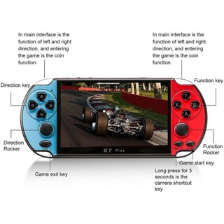Foto 2 | Foto 2 | Consola De Juegos X7 Plus Pantalla De 8 Gb Y 5.1 Pulgadas Con Más De 1000 Juegos - Bl - Venta Internacional.
