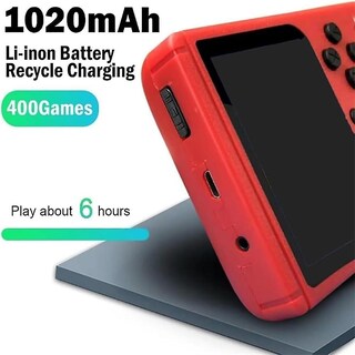 Foto 2 | Foto 2 | Consola Portátil De Videojuegos Retro 400 Juegos En 1 Con 2 Jugadores - Venta Internacional.