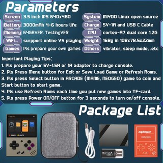 Foto 7 | Foto 7 | Consola De Juegos Portátil Fingerevo Miyoo Mini Plus 3000mah - Venta Internacional.