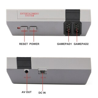 Foto 4 | Foto 4 | Consola De Videojuegos Mini Tv De 8 Bits Con Salida Av +2019 Games - Venta Internacional.