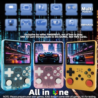 Foto 2 | Foto 2 | Consola De Juegos Portátil Fingerevo R36s 3.5 Pulgadas 640x480 Ips - Venta Internacional.