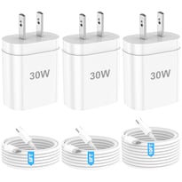 Cargador De Teléfono De Carga Rápida Usb-c De 30 W Para Iphone Con Cable 3p - Venta Internacional.