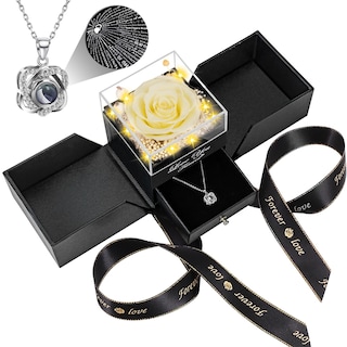 Foto 1 | Foto 1 | Collar De Rosas Preservadas  Set De Regalo «i Love You Eternal Flower» - Venta Internacional.