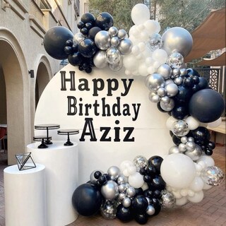 Foto 6 | Foto 6 | Globos De Fiesta Jhbvhbh Cromados Metalizados Plateados 30 Cm 100 Unidades - Venta Internacional.