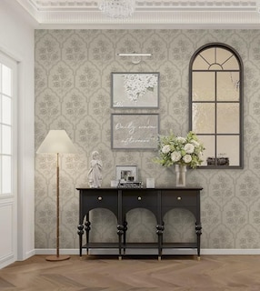 Foto 5 | Foto 5 | Papel Pintado Safiyya 197 X 44 Cm Pelar Y Pegar Diseño Floral Vintage - Venta Internacional.
