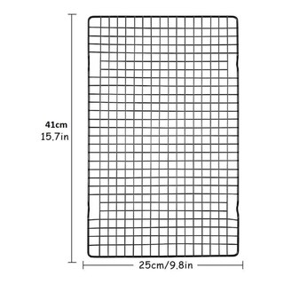 Foto 3 | Foto 3 | Paquete De Rejillas De Refrigeración De Acero Antiadherente Para Galletas Y Pan 2 Unidades - Venta Internacional.