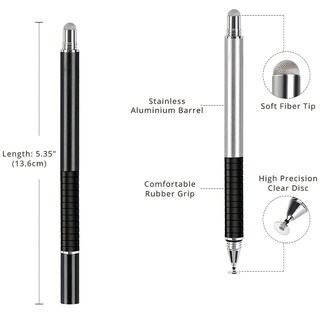 Foto 4 | Foto 4 | Lápiz Táctil De Doble Punta Para Ipad Tablet Pencil Color Gris - Venta Internacional.