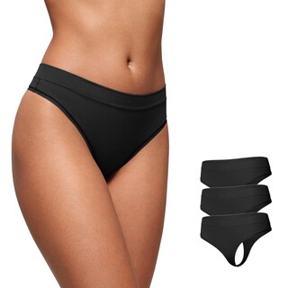 Foto 1 | Foto 1 | Tangas Crz Yoga Soft High Rise Para Mujer Paquete De 3 Color Negro S - Venta Internacional.