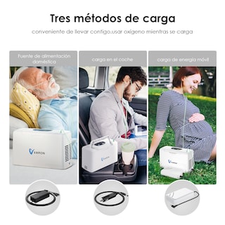 Foto 2 | Foto 2 | Concentrador De Oxígeno Portátil Varon 3l Con 33% De Pureza Con Batería - Venta Internacional.