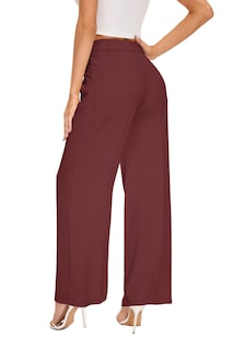 Foto 6 | Foto 6 | Pantalones Anchos Funyyzo De Cintura Alta Para Mujer Primavera/verano - Venta Internacional.