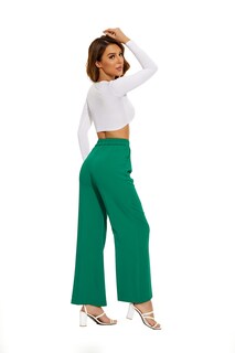 Foto 7 | Foto 7 | Pantalones Anchos Funyyzo Pantalones De Negocios De Cintura Alta Para Mujer - Venta Internacional.