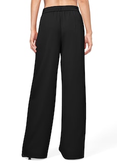 Foto 3 | Foto 3 | Pantalones De Trabajo Willit De Pierna Ancha Y Cintura Alta Para Mujer Color Negro Xl - Venta Internacional.