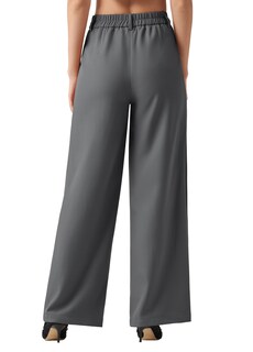 Foto 2 | Foto 2 | Pantalones De Trabajo Willit De Pierna Ancha Y Cintura Alta Para Mujer Color Gris Tinta S - Venta Internacional.