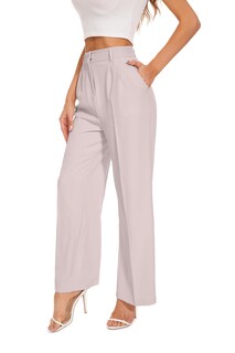 Foto 1 | Foto 1 | Pantalones Anchos Funyyzo Pantalones De Negocios De Cintura Alta Para Mujer - Venta Internacional.
